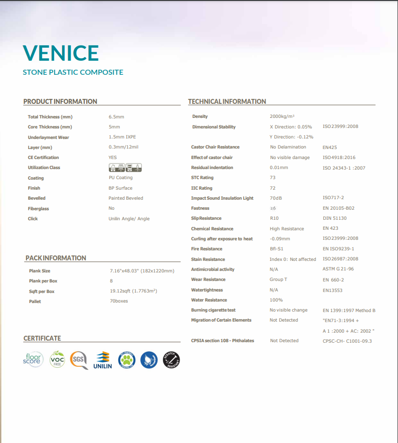 Venice Luxury SPC Flooring