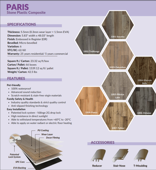 Paris Luxury SPC Flooring