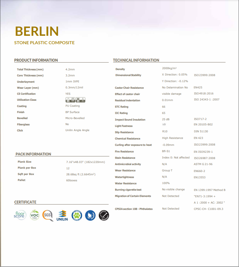 Berlin Luxury SPC Flooring