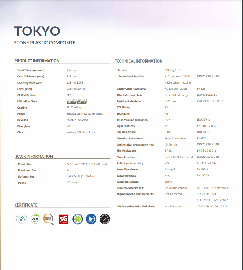 Tokyo Luxury SPC Flooring